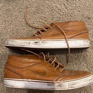 Nike SB Tan Leather Stefan Janoski - Size 11.5